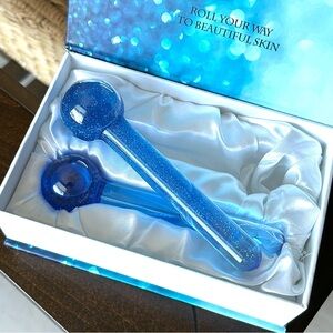 sold•Soothing glass facial globes tool